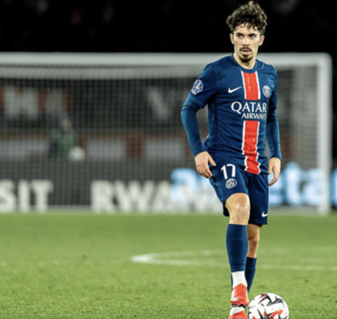 维蒂尼亚揭秘:力压B费成功劝若昂·内维斯加盟巴黎